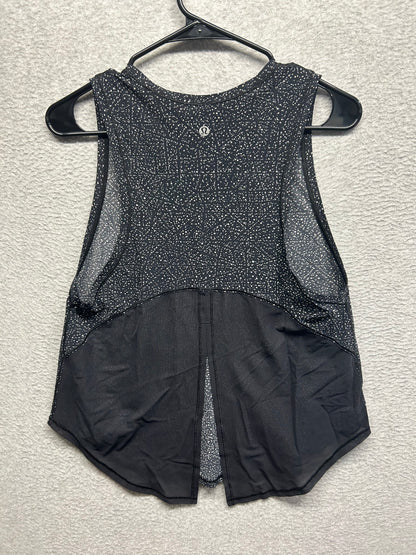 Lululemon Sculpt Tank Tie Back Size 8 Polar Shift Alpine White Black