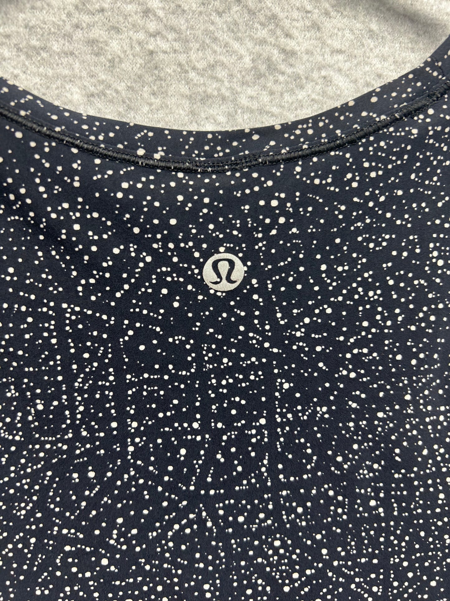 Lululemon Sculpt Tank Tie Back Size 8 Polar Shift Alpine White Black