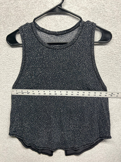 Lululemon Sculpt Tank Tie Back Size 8 Polar Shift Alpine White Black