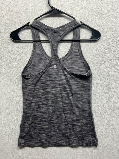 Lululemon Cool Racerback Size 8 Heathered Deep Coal