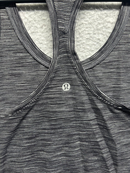 Lululemon Cool Racerback Size 8 Heathered Deep Coal