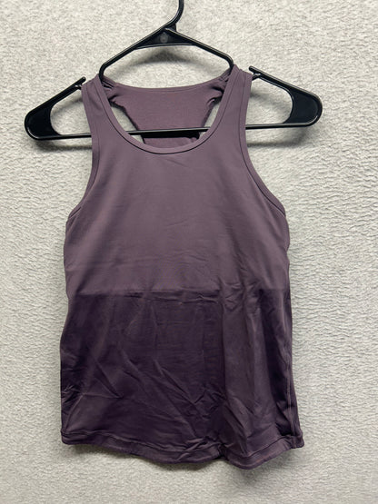 Lululemon Final Lap Tank Size 8 Black Currant