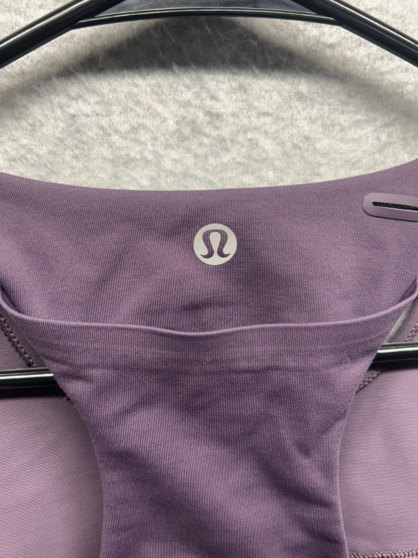 Lululemon Final Lap Tank Size 8 Black Currant