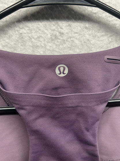 Lululemon Final Lap Tank Size 8 Black Currant