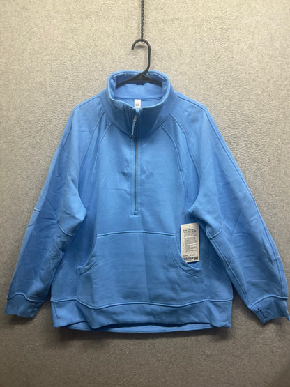 Lululemon Scuba Oversized Funnel-Neck Half Zip Long Size XL/XXL Aero Blue