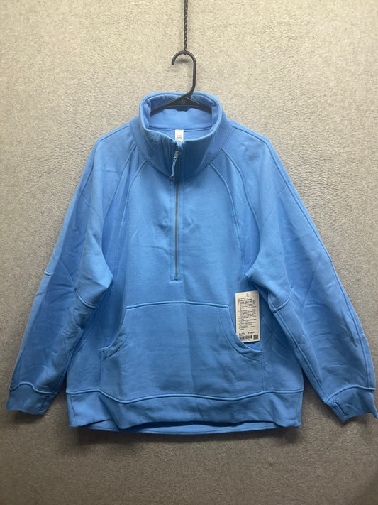 Lululemon Scuba Oversized Funnel-Neck Half Zip Long Size XL/XXL Aero Blue