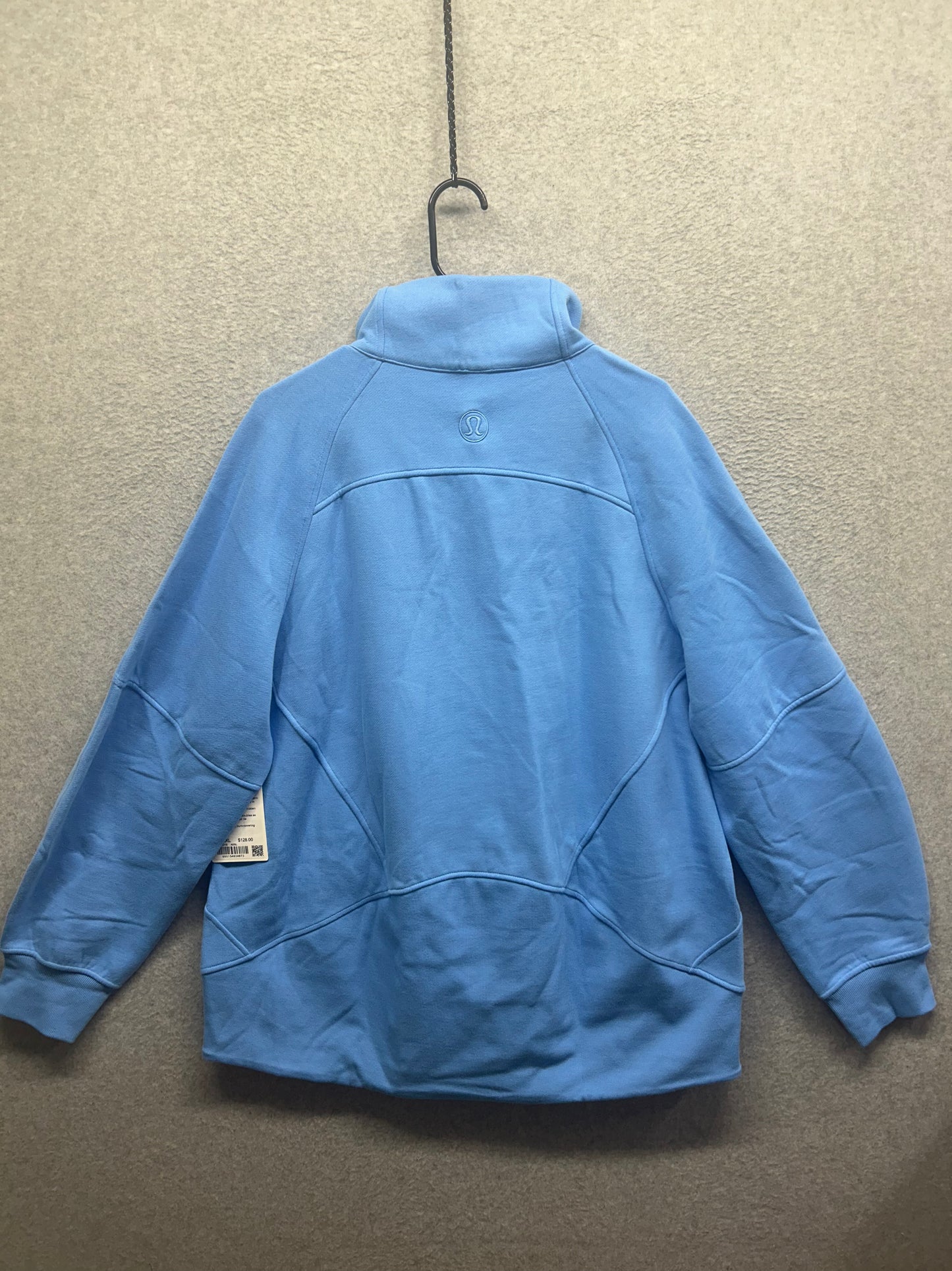 Lululemon Scuba Oversized Funnel-Neck Half Zip Long Size XL/XXL Aero Blue