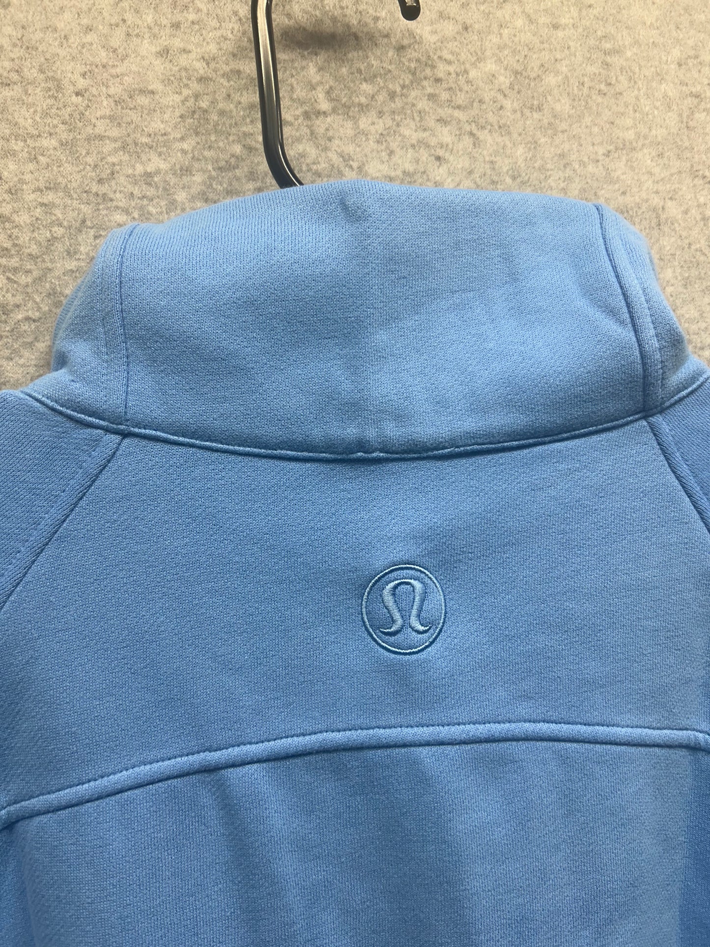 Lululemon Scuba Oversized Funnel-Neck Half Zip Long Size XL/XXL Aero Blue