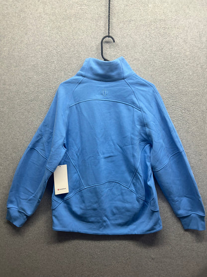 Lululemon Scuba Oversized Funnel-Neck Half Zip Long M/L Aero Blue