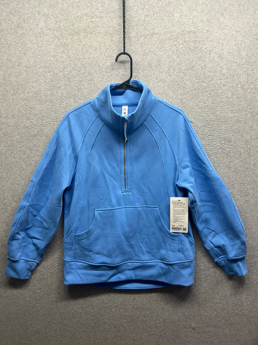 Lululemon Scuba Oversized Funnel-Neck Half Zip Long XS/S Aero Blue