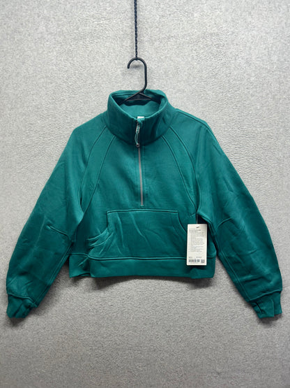Lululemon Scuba Oversized Funnel-Neck Half Zip Size XS/S Teal Lagoon