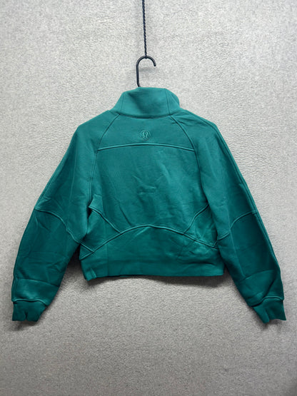 Lululemon Scuba Oversized Funnel-Neck Half Zip Size XS/S Teal Lagoon