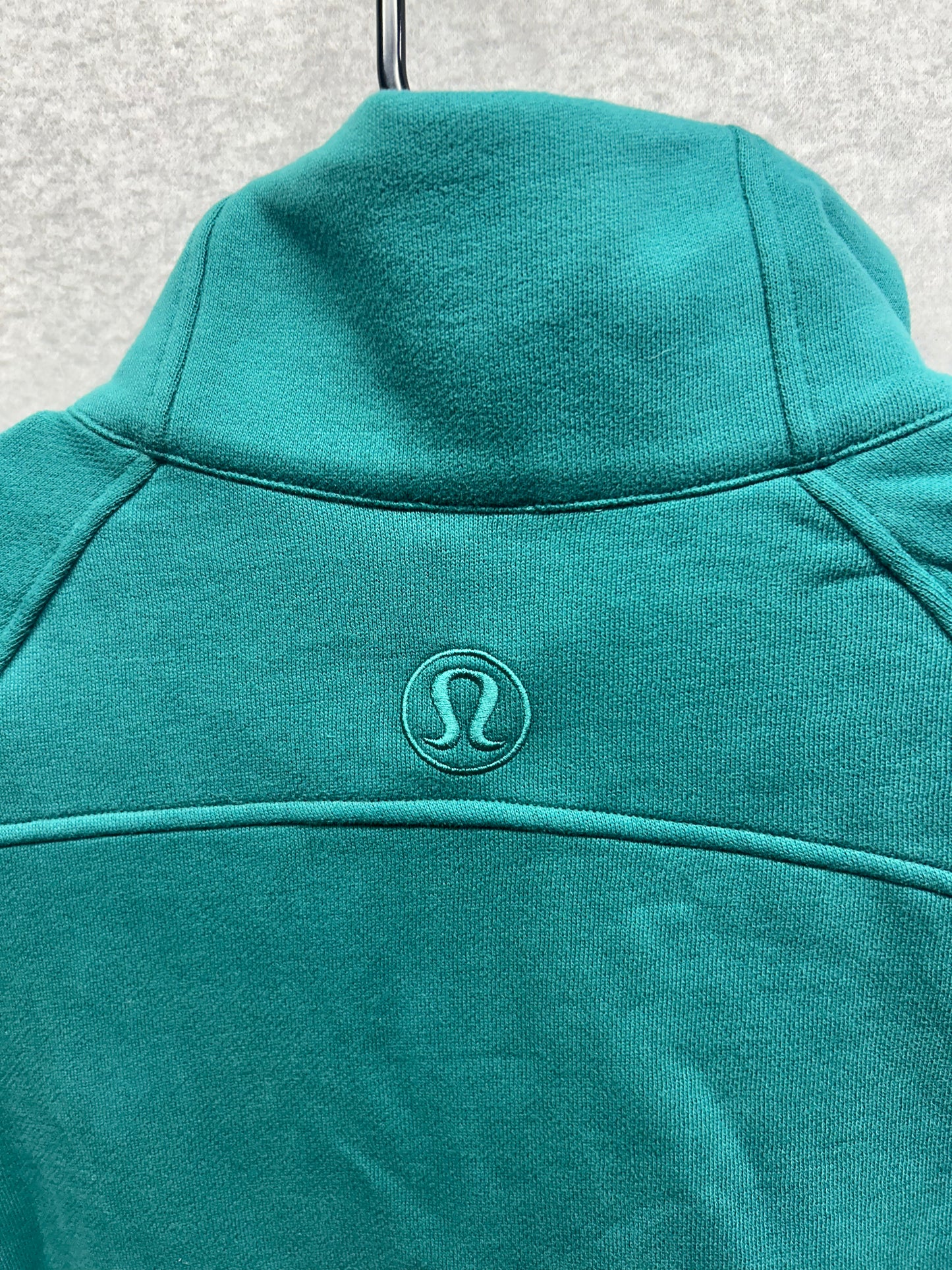 Lululemon Scuba Oversized Funnel-Neck Half Zip Size XS/S Teal Lagoon