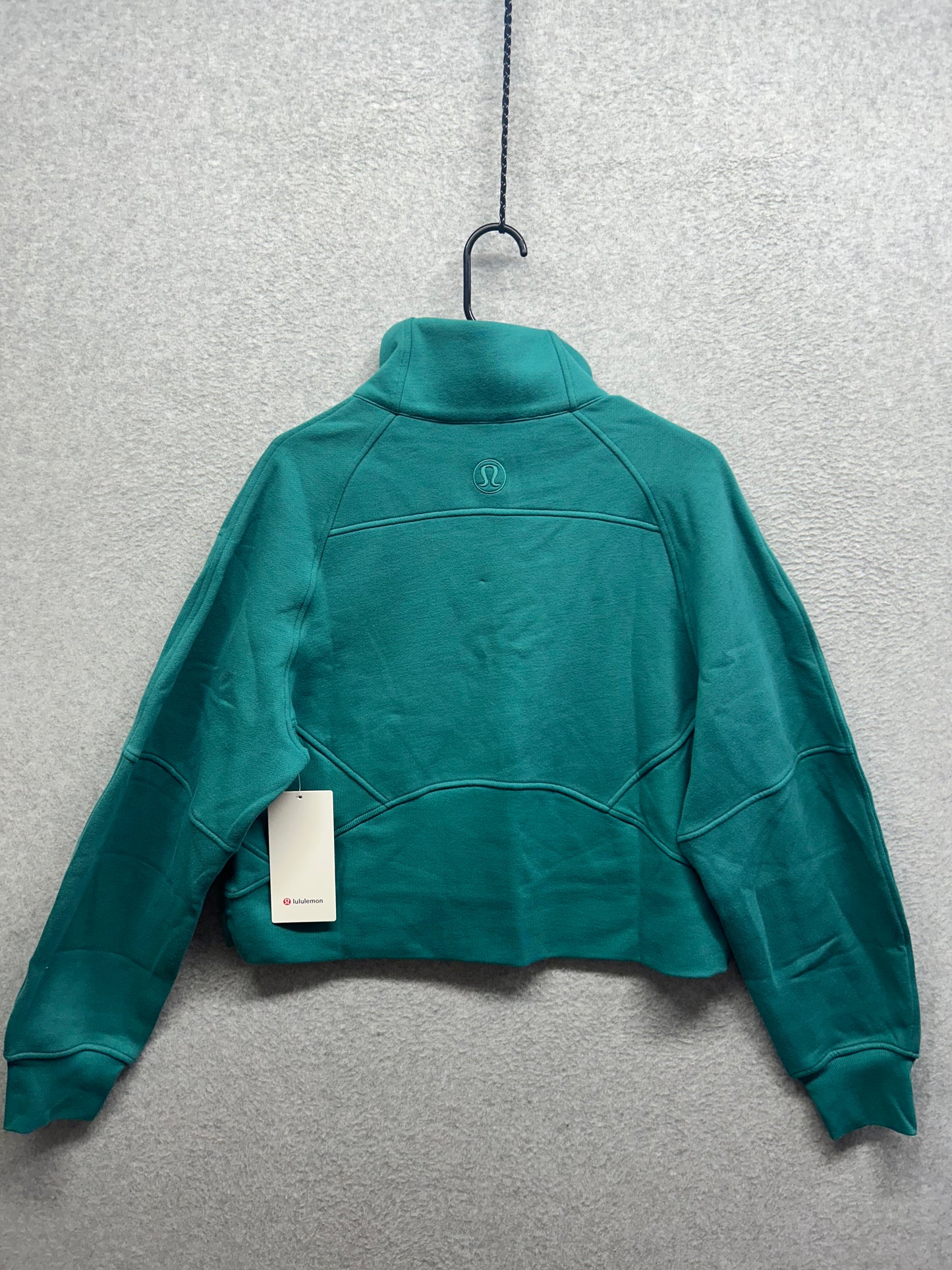 Lululemon Scuba Oversized Funnel-Neck Half Zip Size M/L Teal Lagoon