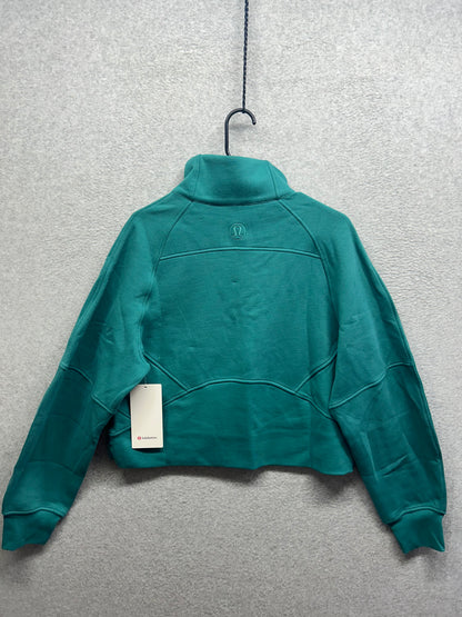 Lululemon Scuba Oversized Funnel-Neck Half Zip Size M/L Teal Lagoon