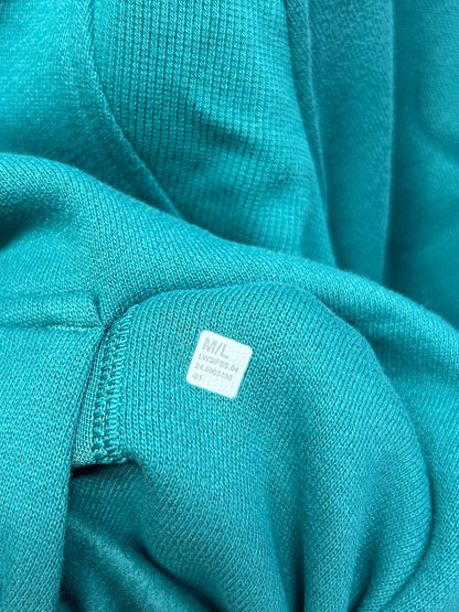 Lululemon Scuba Oversized Funnel-Neck Half Zip Size M/L Teal Lagoon