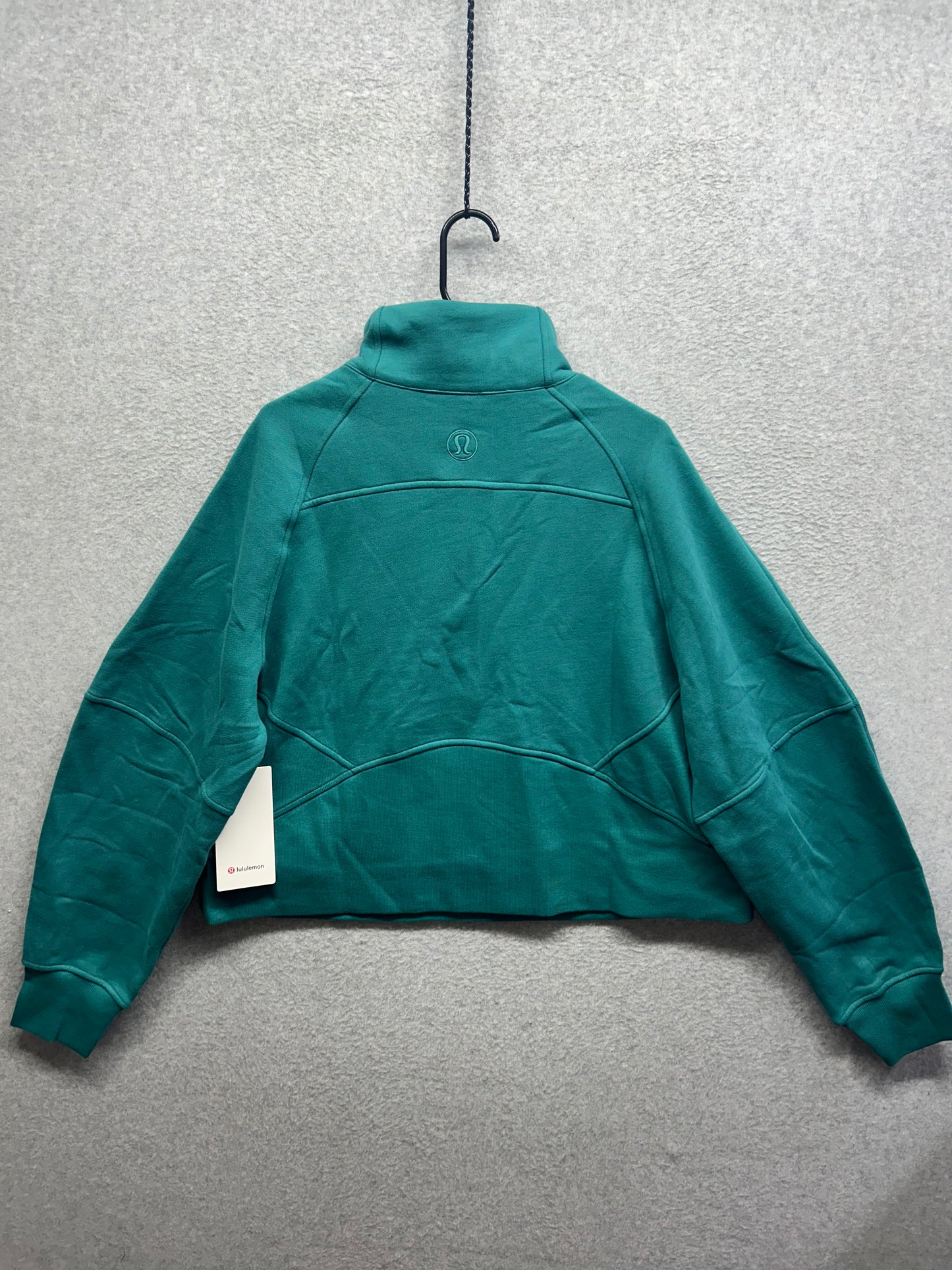 Lululemon Scuba Oversized Funnel-Neck Half Zip Size XL/XXL Teal Lagoon