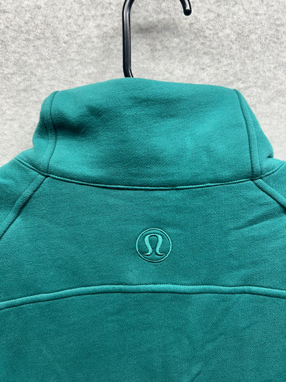 Lululemon Scuba Oversized Funnel-Neck Half Zip Size XL/XXL Teal Lagoon