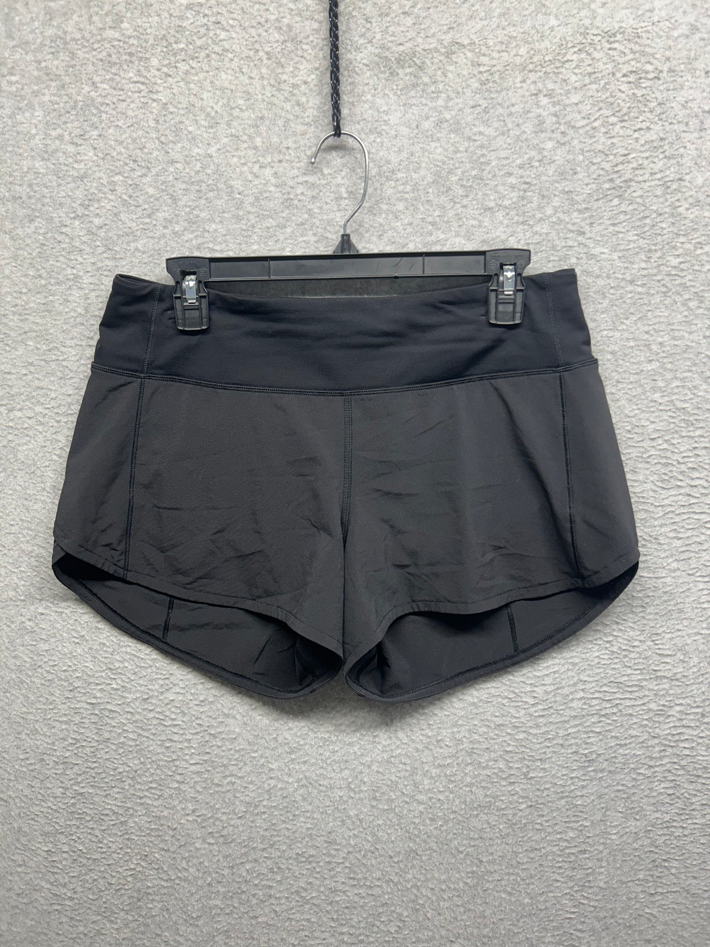 Lululemon Speed Up Mid-Rise Short 4" Size 8 Black
