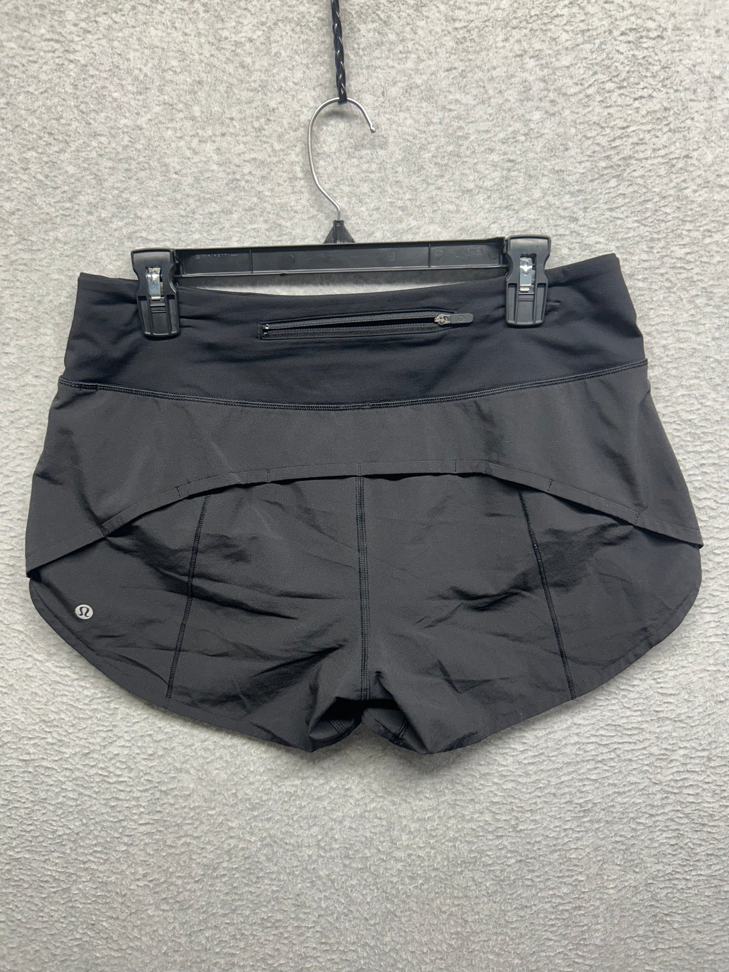 Lululemon Speed Up Mid-Rise Short 4" Size 8 Black