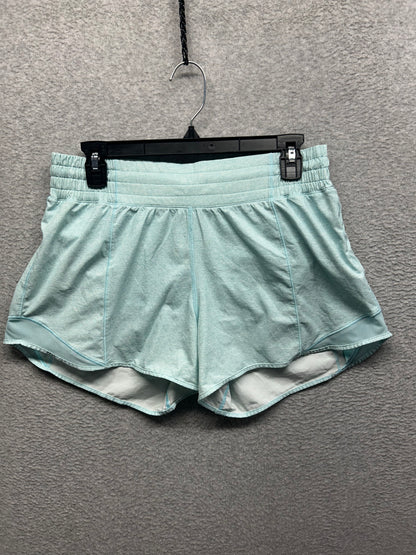 Lululemon Hotty Hot High-Rise Short 4" Size 8 Heather Lux Multi Icing Blue