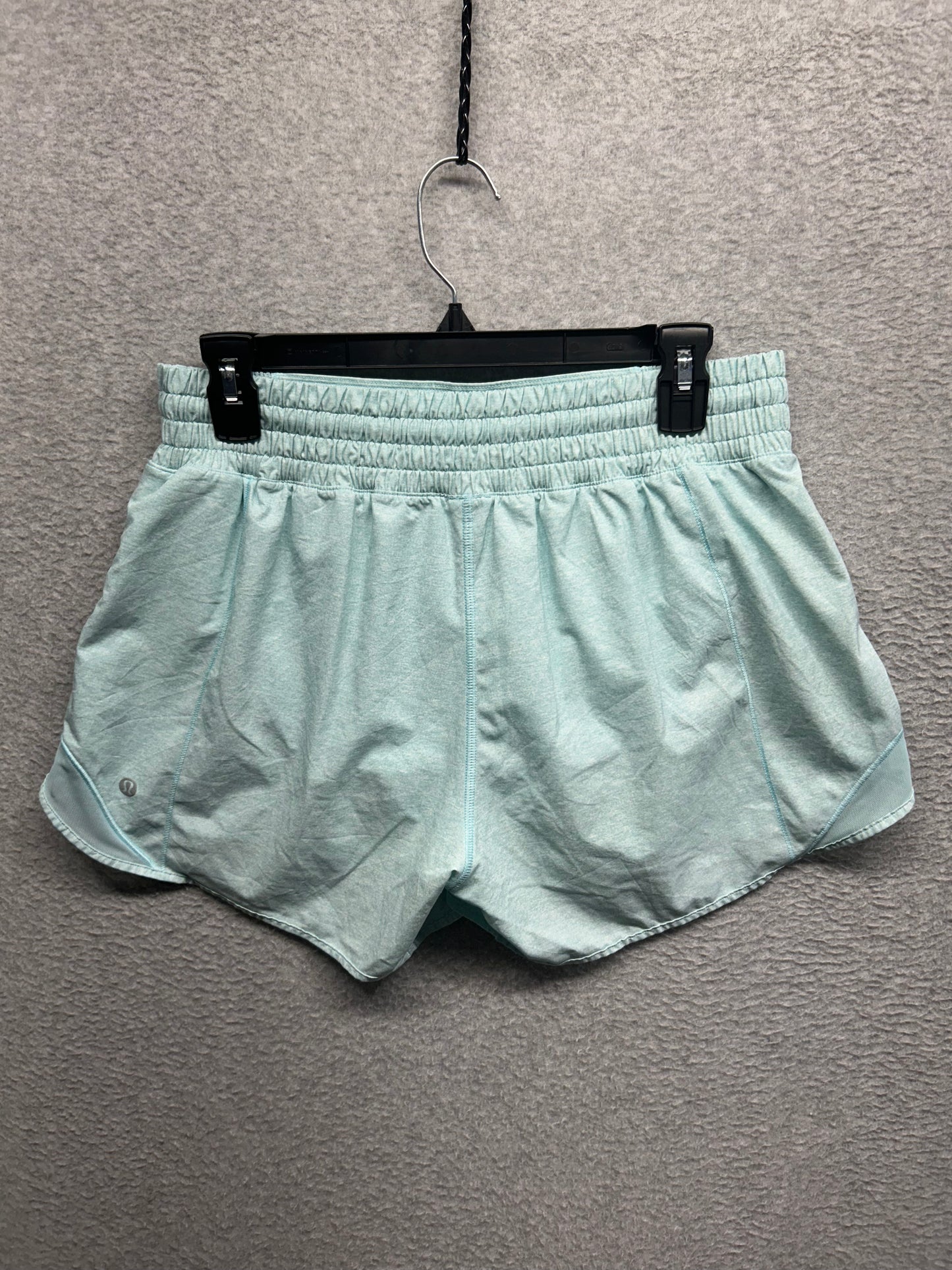 Lululemon Hotty Hot High-Rise Short 4" Size 8 Heather Lux Multi Icing Blue