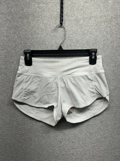 Lululemon Speed Up Short 2.5" Size 2 White