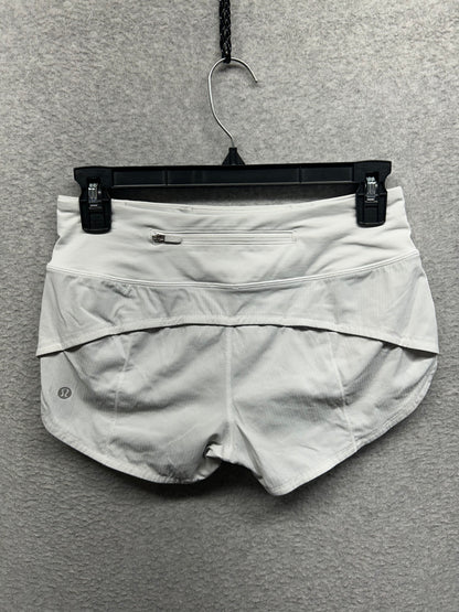 Lululemon Speed Up Short 2.5" Size 2 White