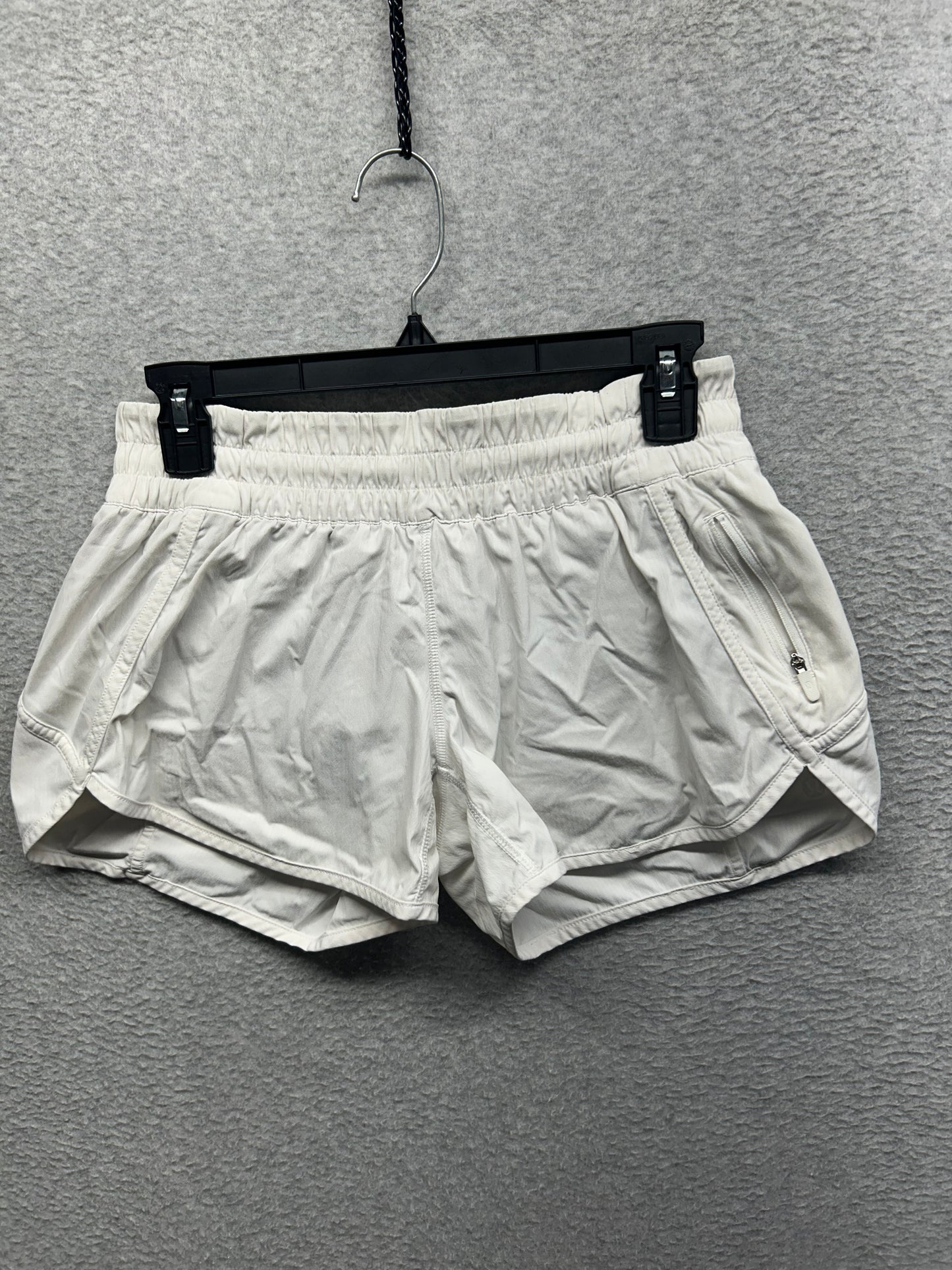 Lululemon Tracker Short V 4" Size 8 White