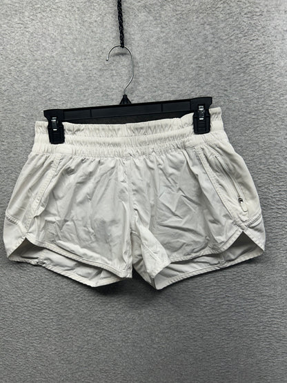 Lululemon Tracker Short V 4" Size 8 White