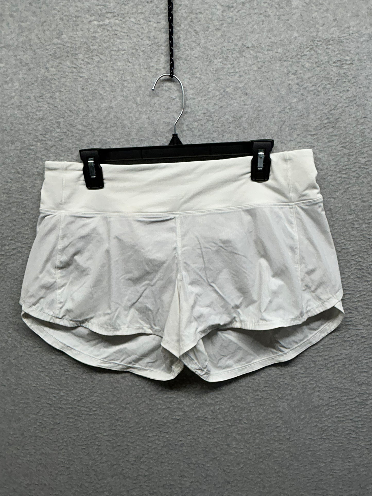 Lululemon Speed Up Short Long 4" Size 10 White