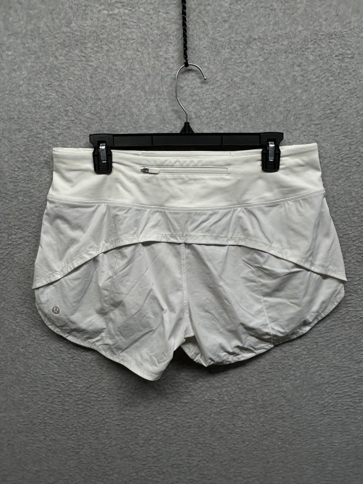 Lululemon Speed Up Short Long 4" Size 10 White