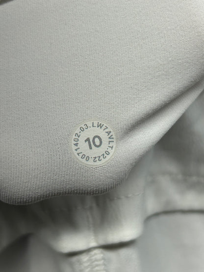 Lululemon Speed Up Short Long 4" Size 10 White