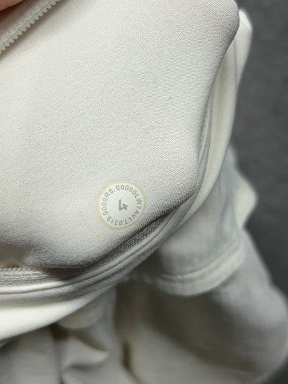 Lululemon Speed Up Short Long 4" Size 4 Updated Fit White