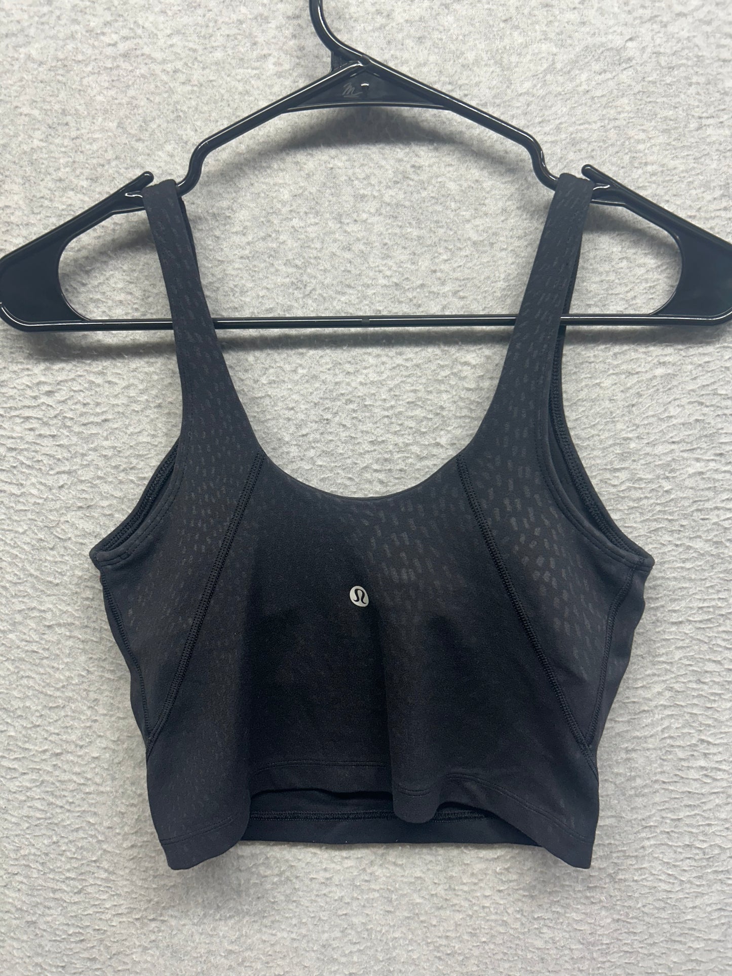 Lululemon Align Tank Top Size 4 Jewel Emboss Black