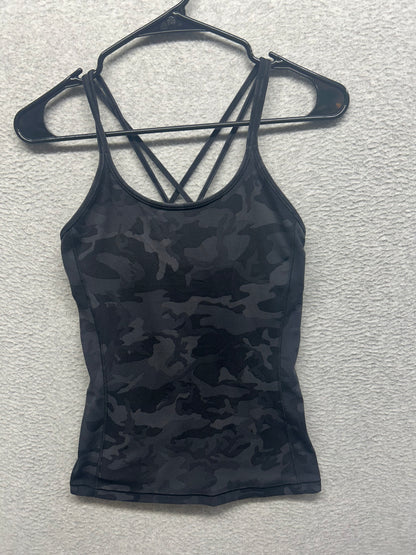 Lululemon Free To Be Tank Size 4 Incognito Camo Multi Grey