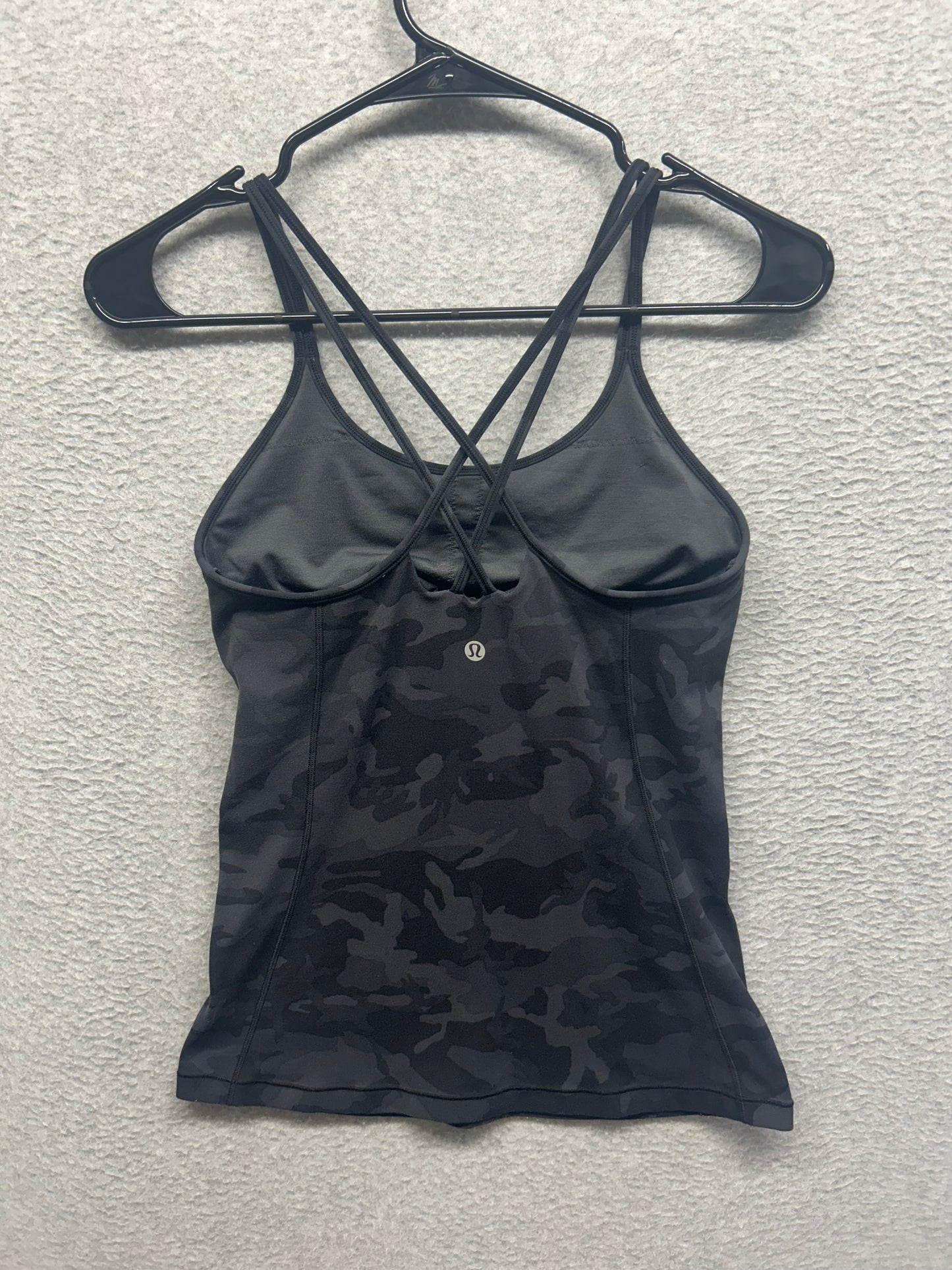 Lululemon Free To Be Tank Size 4 Incognito Camo Multi Grey