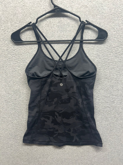 Lululemon Free To Be Tank Size 4 Incognito Camo Multi Grey