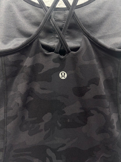 Lululemon Free To Be Tank Size 4 Incognito Camo Multi Grey