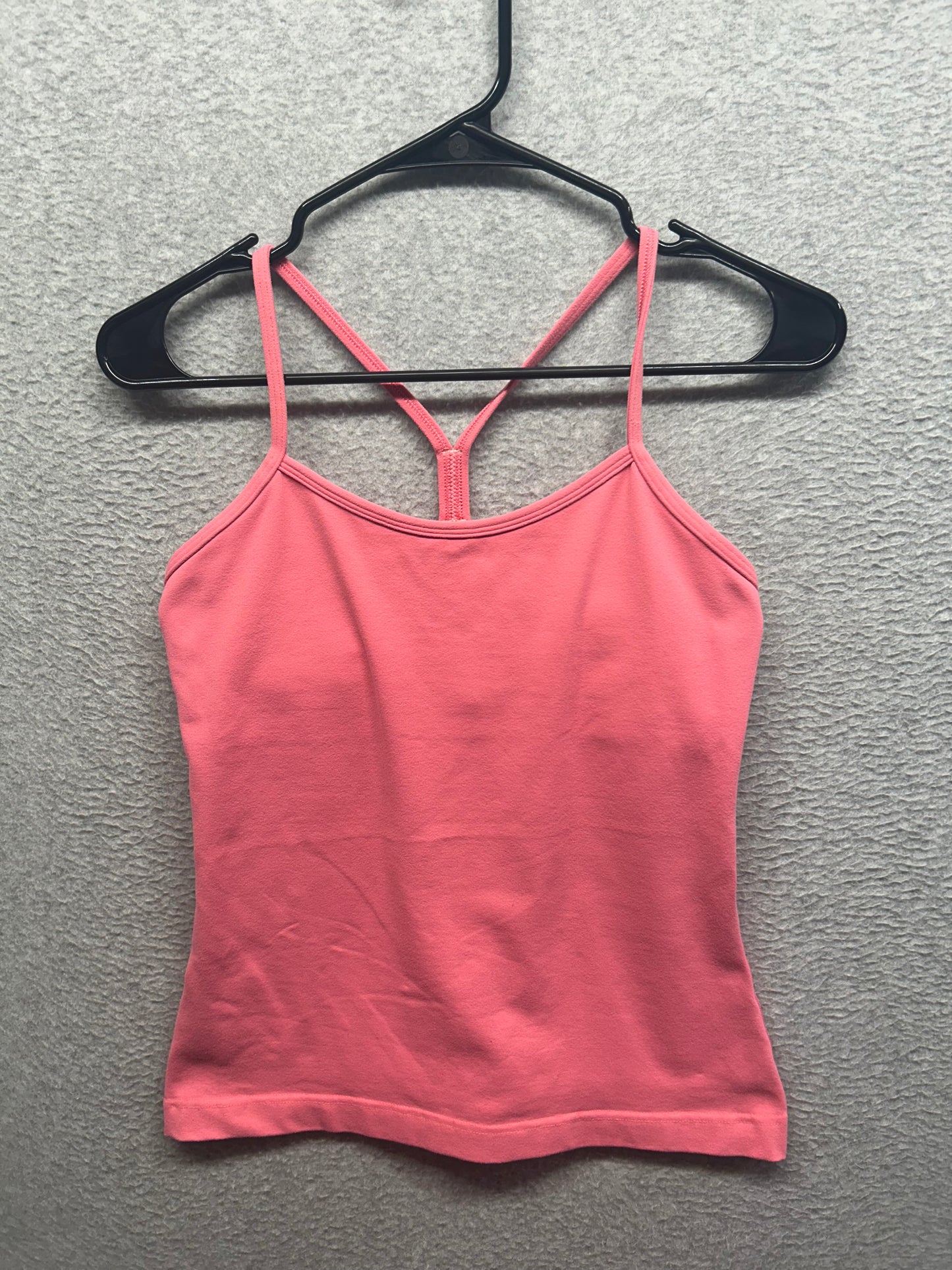 Lululemon Power Y Tank Size 6 Pink Paradise