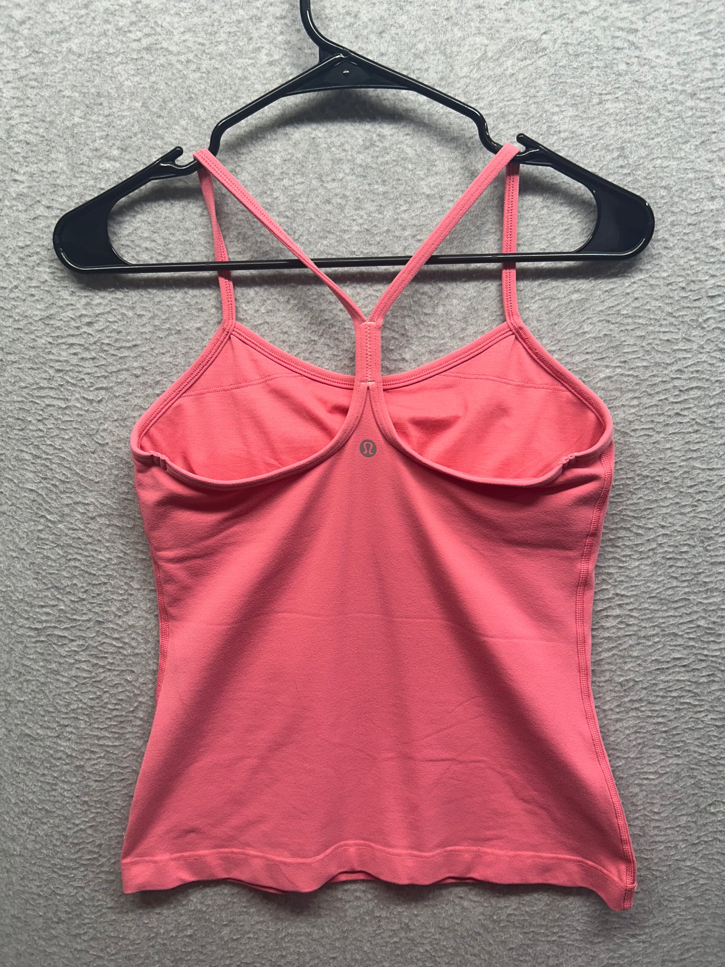 Lululemon Power Y Tank Size 6 Pink Paradise