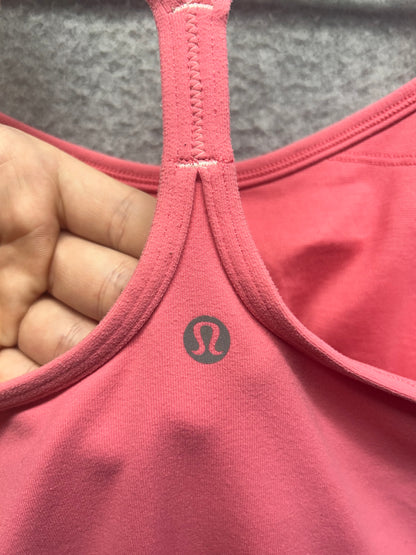 Lululemon Power Y Tank Size 6 Pink Paradise