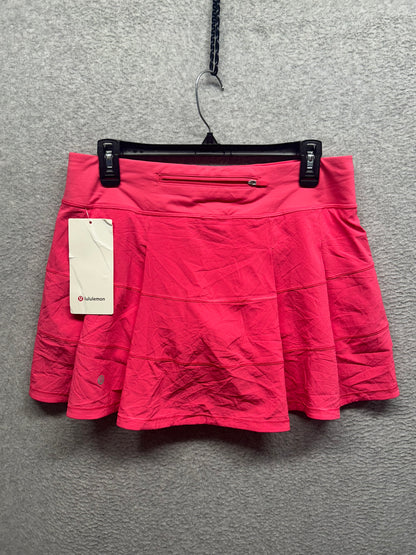 Lululemon Pace Rival Mid-Rise Skirt Long Size 8 (Square) Lip Gloss