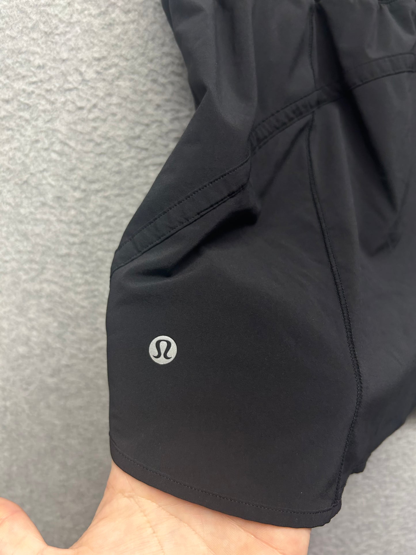 Lululemon Track That Short 5" Size 12 Black
