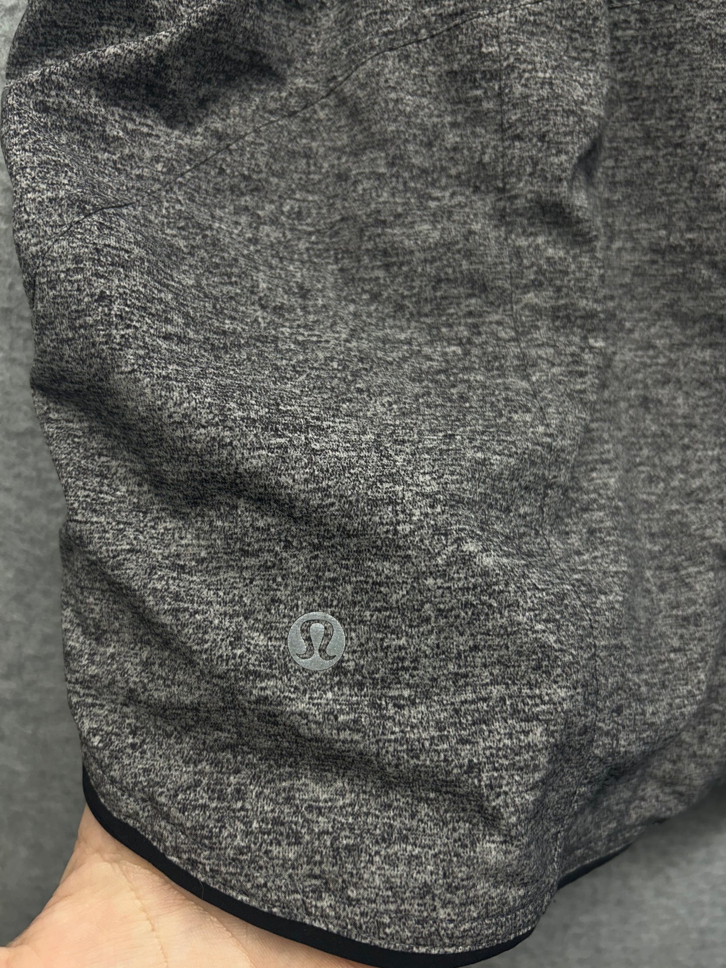 Lululemon Choose A Side Short 3" Size 12 Heather Lux Multi Gray