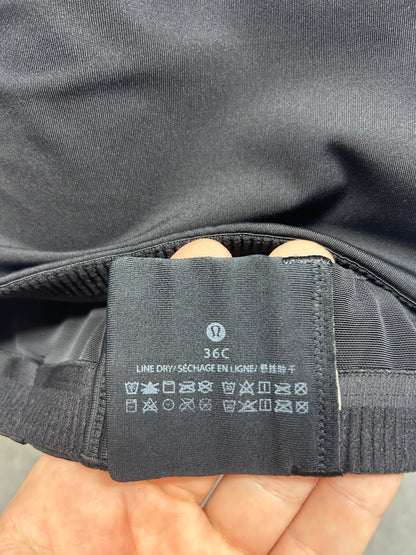 Lululemon Energy Bra High Support Size 36c Black