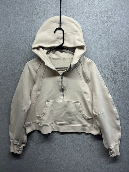 Lululemon Scuba Oversized Half-Zip Hoodie Size M/L Natural Ivory