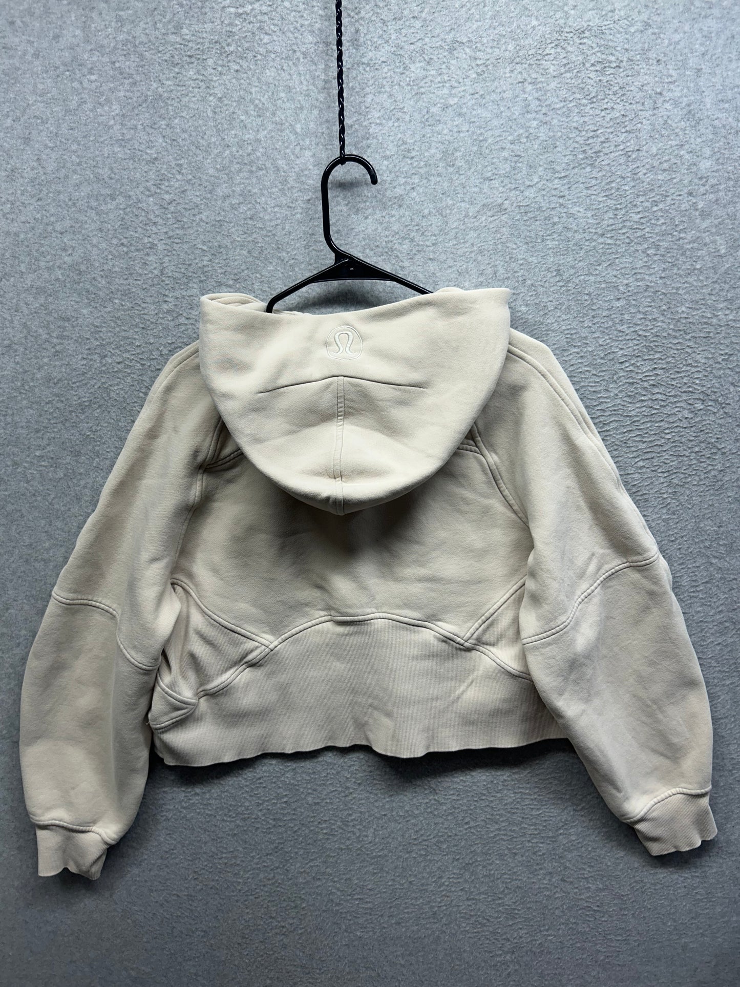 Lululemon Scuba Oversized Half-Zip Hoodie Size M/L Natural Ivory