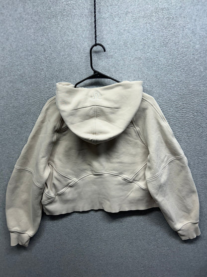 Lululemon Scuba Oversized Half-Zip Hoodie Size M/L Natural Ivory