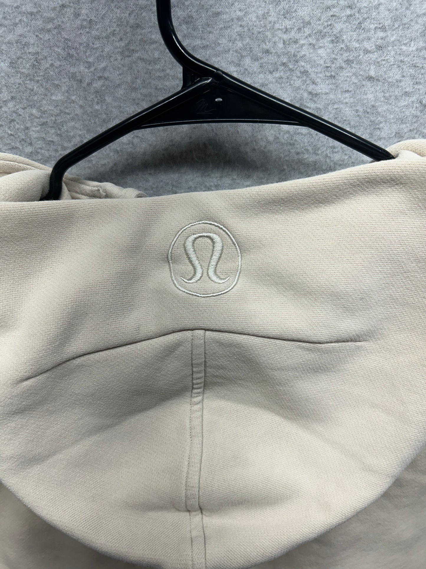 Lululemon Scuba Oversized Half-Zip Hoodie Size M/L Natural Ivory